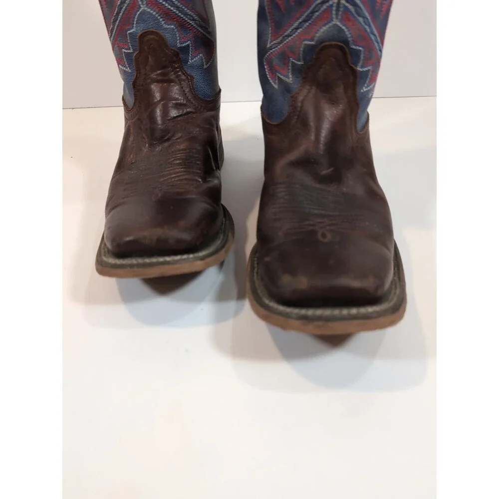 Nocona Women's Hero Nadia Blue Square Toe  Western Cowboy Boots Size 8.5 B - Picture 13 of 13